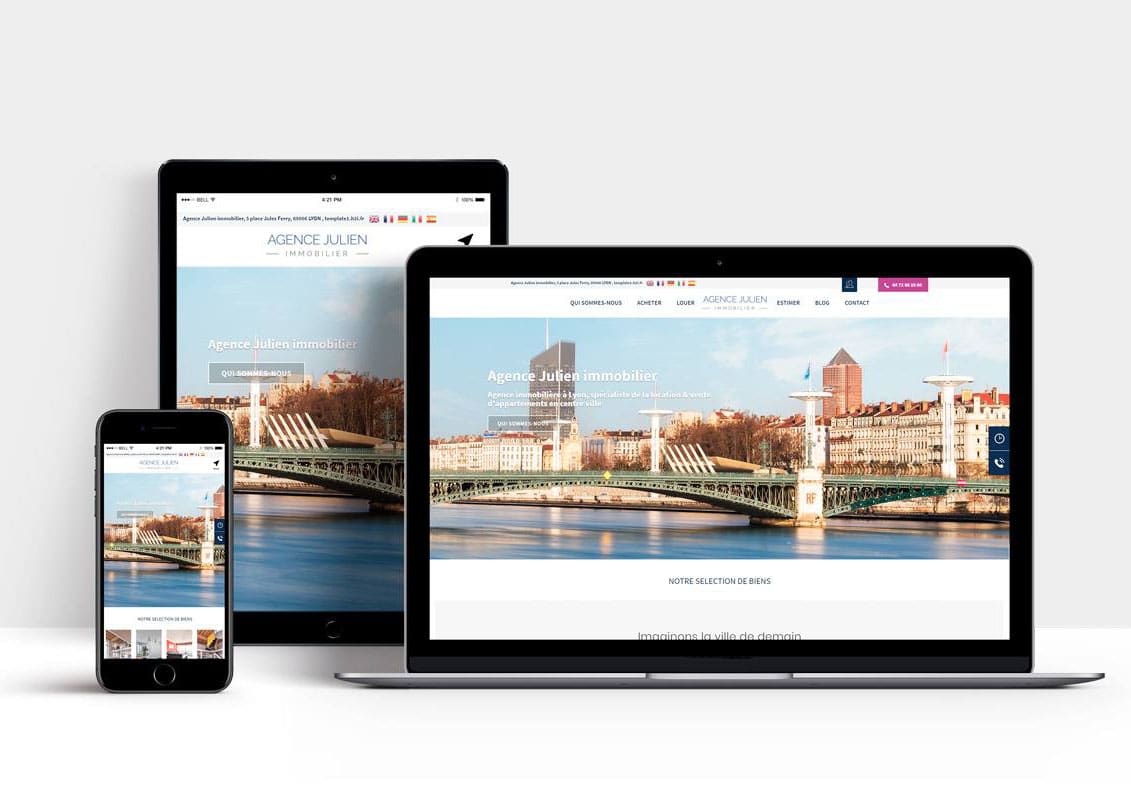 Création & conception de sites Internet pour l'immobilier  Krier
